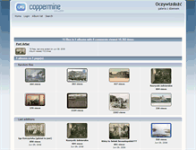 Tablet Screenshot of galeria.poszepszynscy.info